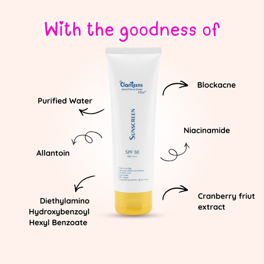 Acne D’fence 10yr+ SUNSCREEN SPF 50 PA++++ 50ml