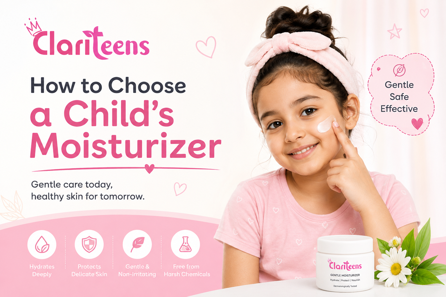 How to Choose a Face Moisturizer for Your Child