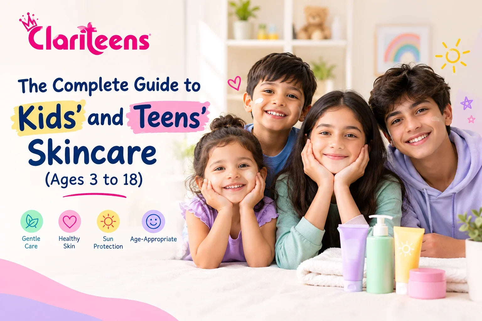 The Complete Guide to Kids’ and Teens’ Skincare (Ages 3 to 18)