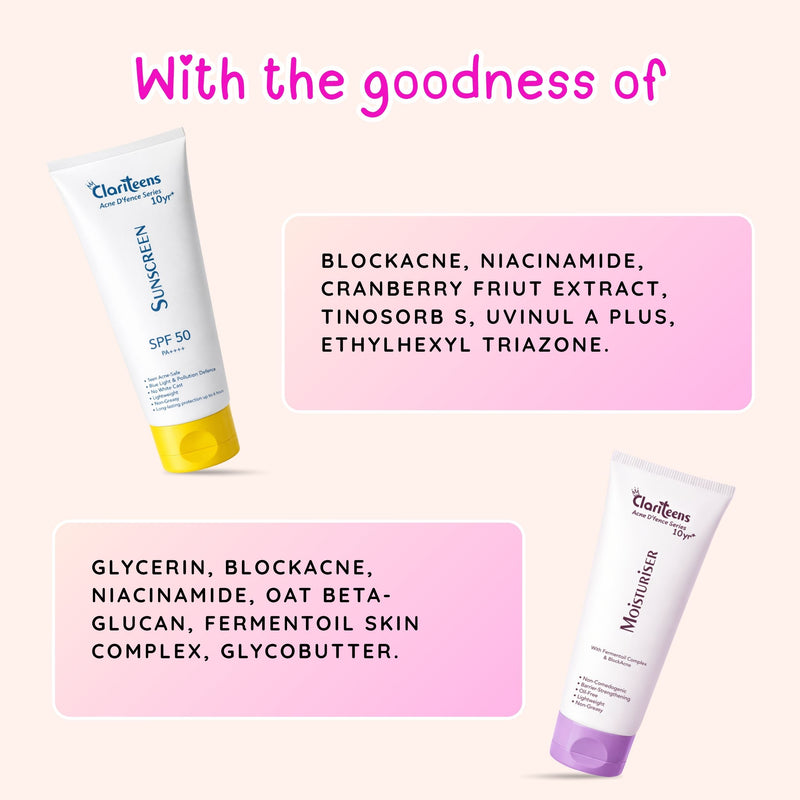 Acne D'fence Daily Duo probiotic acne complex — both products powered by same microbiome-safe actives