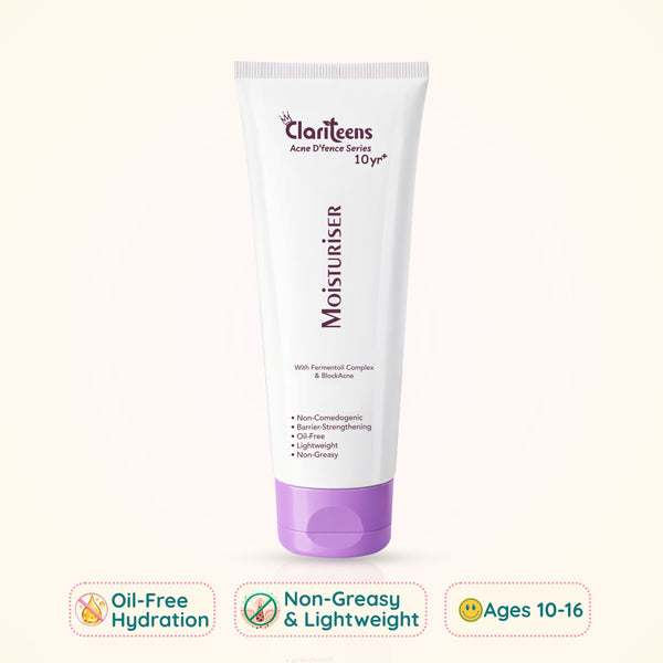 Acne D'fence Teen Moisturiser — Oil-Free, Won't Clog Pores | Clariteens