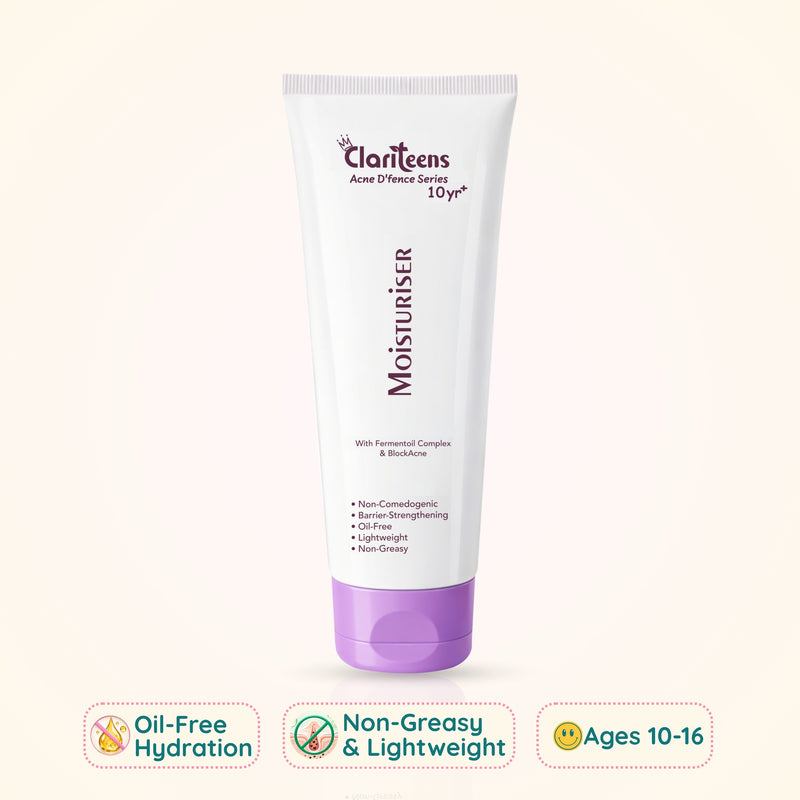 Acne D'fence Teen Moisturiser — Oil-Free, Won't Clog Pores | Clariteens