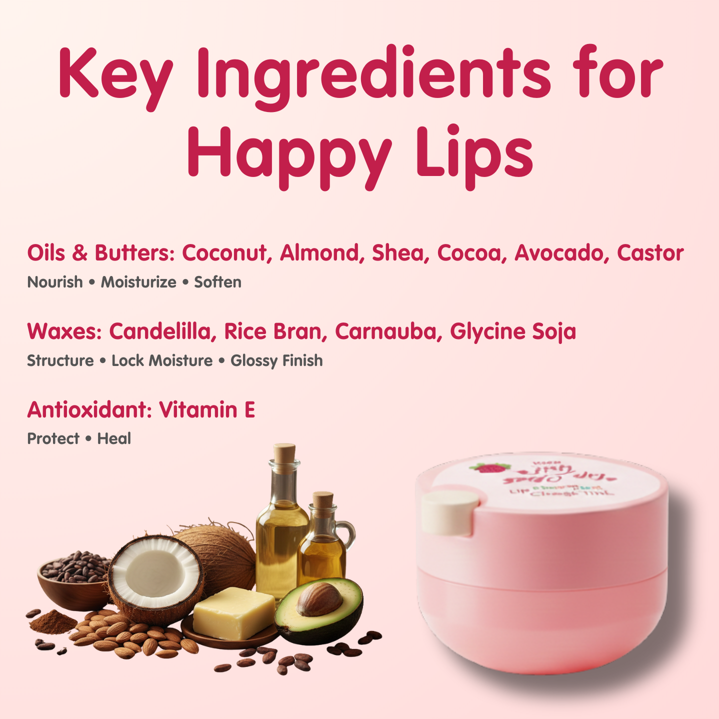 Lip Cheek Tint - ROSE - 12gm