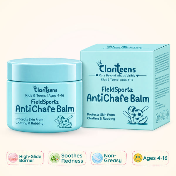 FieldSportz Anti-Chafe Balm — Protects Skin From Chafing & Rubbing | Clariteens