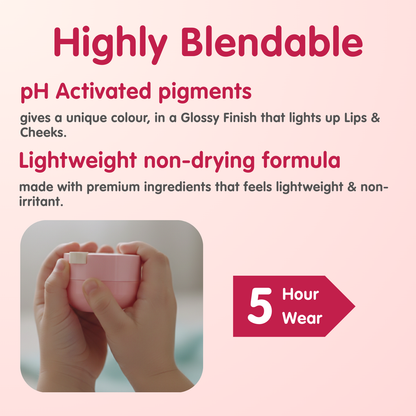 Lip Cheek Tint - ROSE - 12gm
