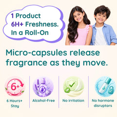 Candy Bloom Kids Fragrance Roll-On — 6Hr+ Long Lasting, Alcohol-Free | Clariteens
