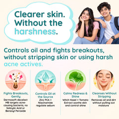 Acne D'fence Teen Facewash — Cleanses without harsh acids | Clariteens