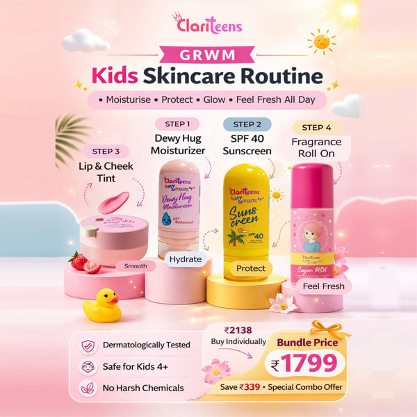 GRWM KIDS SKINCARE ROUTINE