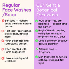 Gentle Botanical Cleanser — BrightOBlend + Vitamin B3 & B5 + Macadamia Oil | For Kids & Teens | Clariteens