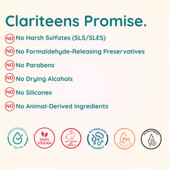 Hydrating Foaming Facewash — Multivitamin B3+B5 + PetalGuard Complex | For Dry & Sensitive Skin | Clariteens