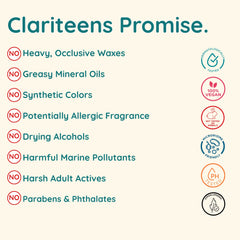 Dewy Hug Kids Moisturiser — 24Hr+ Hydration, pH Balanced, Lightweight | Clariteens