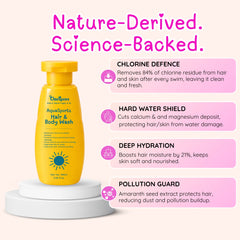 AquaSportz Kids Hair and Body Wash — Removes Chlorine, Restores Moisture | Clariteens