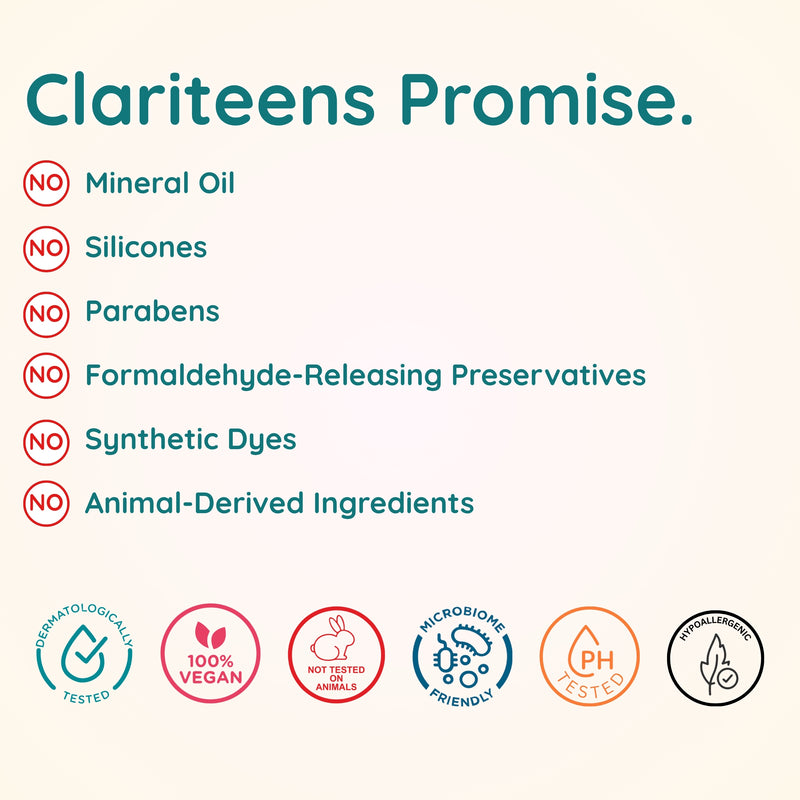Hydrating Face Butter — GlycoButter + 5-Butter Blend, 24Hr+ Nourishment | For Dry & Sensitive Skin | Clariteens