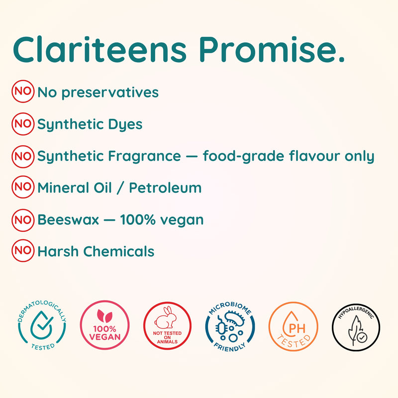 Rose Lip and Cheek Tint for Kids — Preservative-Free, Nourishing Plant Oils, Vegan | Clariteens