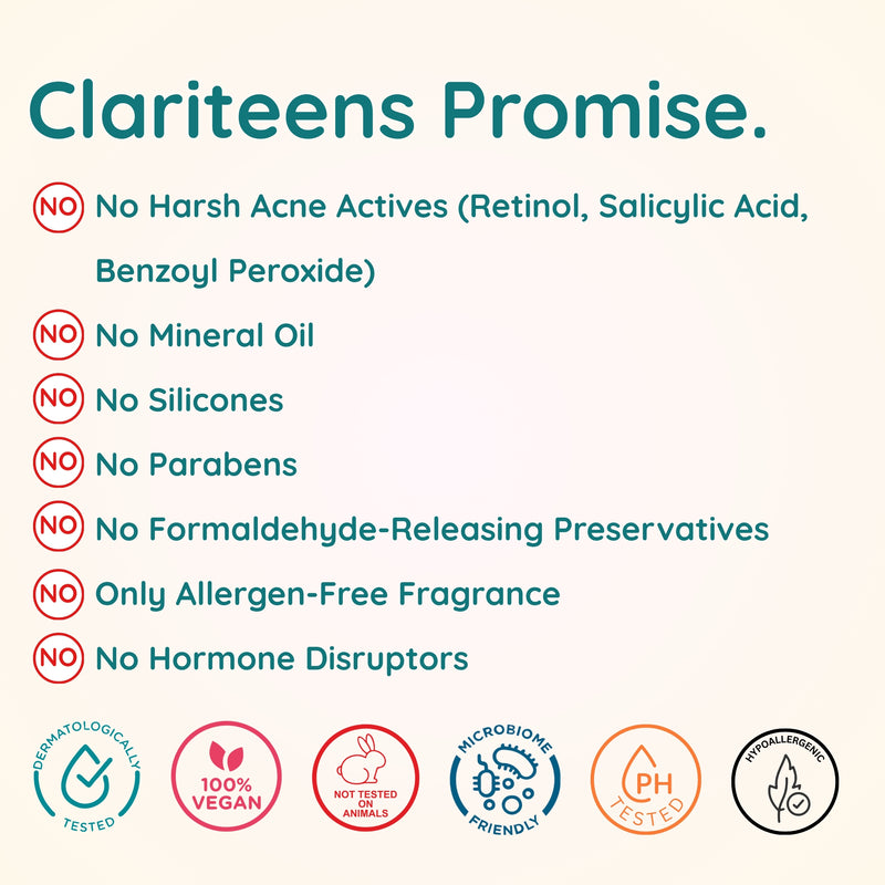 Acne D'fence Daily Duo — Teen Moisturiser and Sunscreen SPF 50 | Clariteens