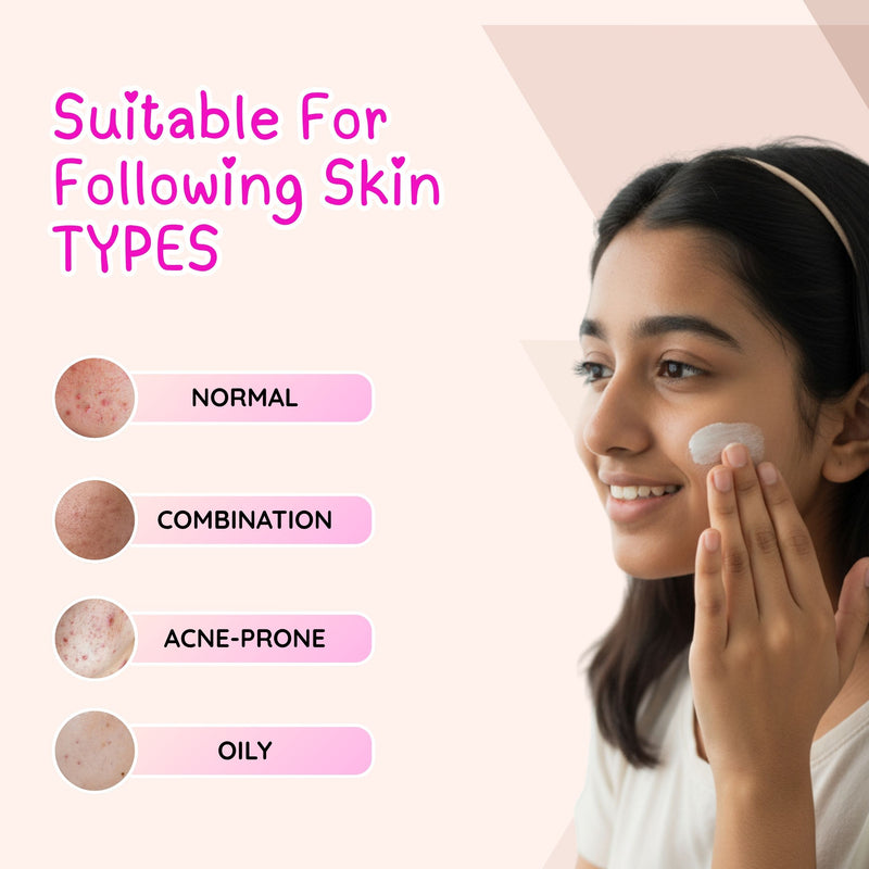 Clariteens Acne D'fence range — complete teen acne skincare routine for ages 10+