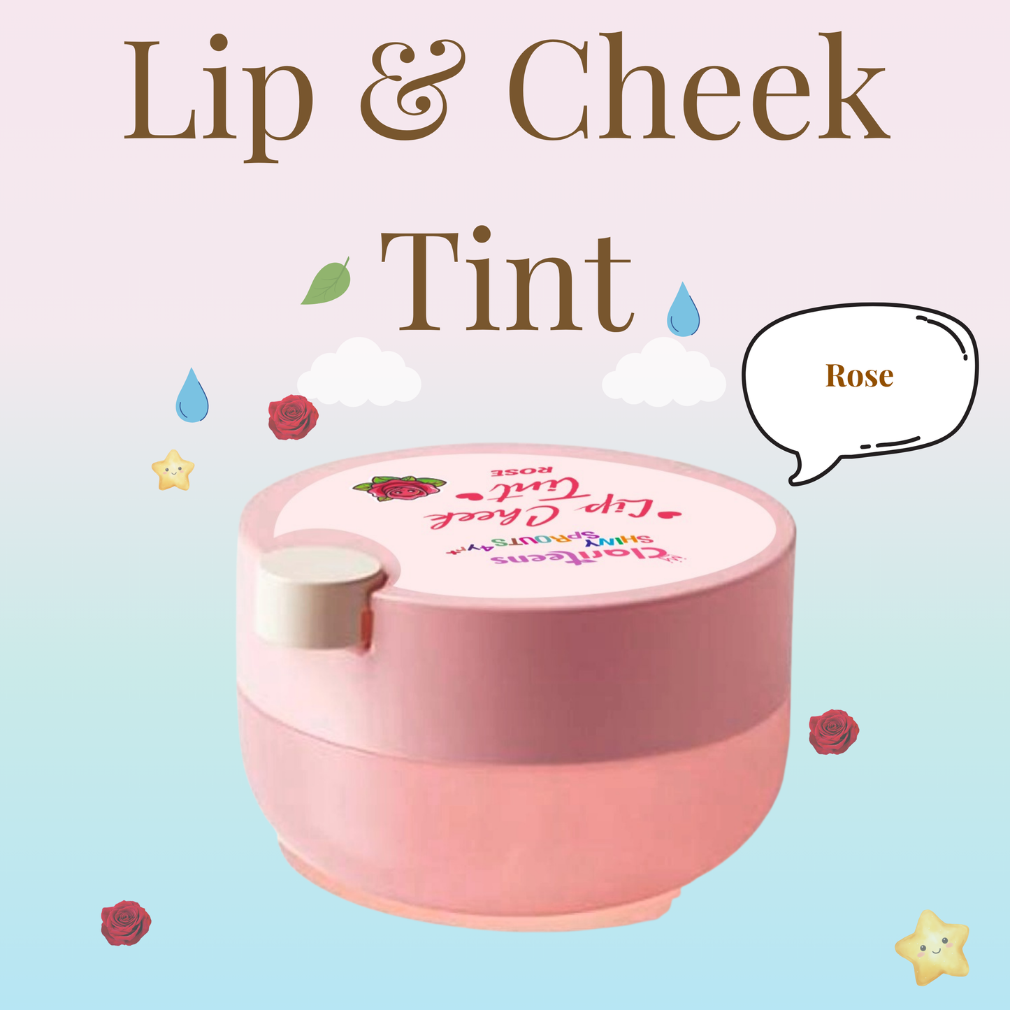 Lip Cheek Tint - ROSE - 12gm