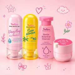 Clariteens Complete Skincare Routine — Botanical Cleanser, Moisturiser, Sunscreen & Lip Tint  | For Kids, Pre-Teens & Teens (Copy)