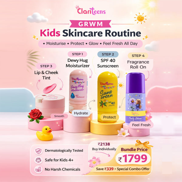 GRWM KIDS SKINCARE ROUTINE