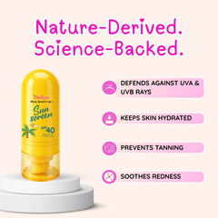 Mineral Sunscreen SPF 40 texture — lightweight, non-greasy, blends on brown skin