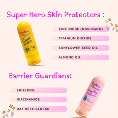 Clariteens Dull Skin Defense Kit – Sunscreen SPF 40 Broad Spectrum + Hydrating Moisturizer (Kids & Teens) 4 Year +