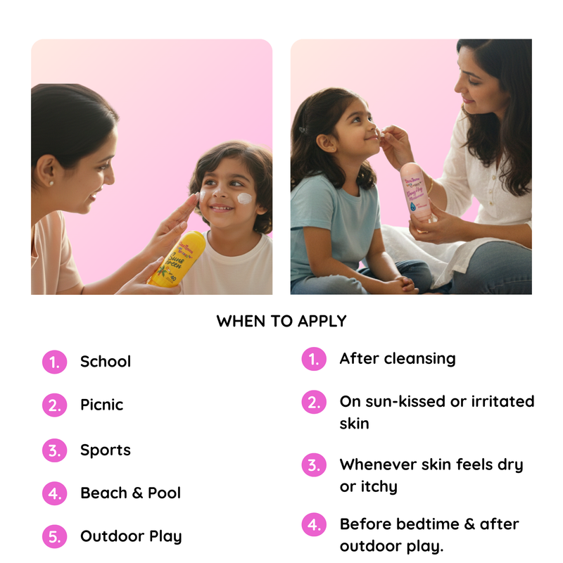 Clariteens Dull Skin Defense Kit – Sunscreen SPF 40 Broad Spectrum + Hydrating Moisturizer (Kids & Teens) 4 Year +