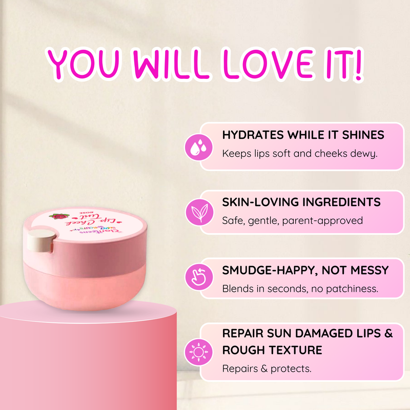 Lip Cheek Tint - ROSE - 12gm